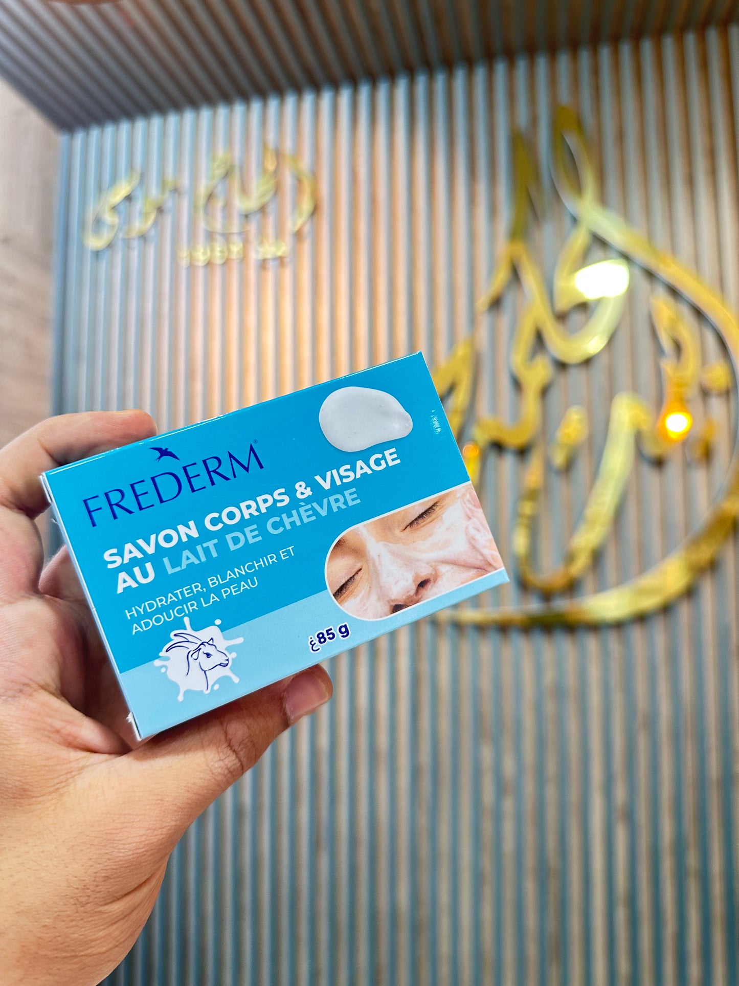 🥛 FREDERM – Savon Corps & Visage au Lait de Chèvre