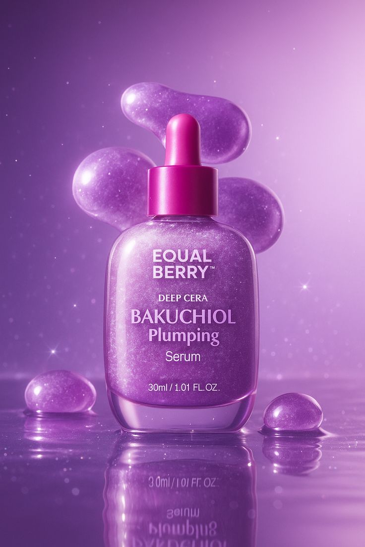 💜 EQQUALBERRY - Bakuchiol Plumping Serum (30ml)