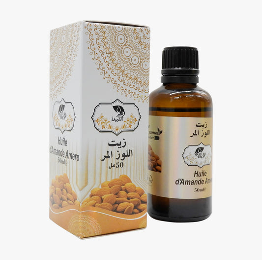 🌰 Huile d’Amande Amère – Beauté & Soin Intense (50ml) - Bayt Alhekma Officiel