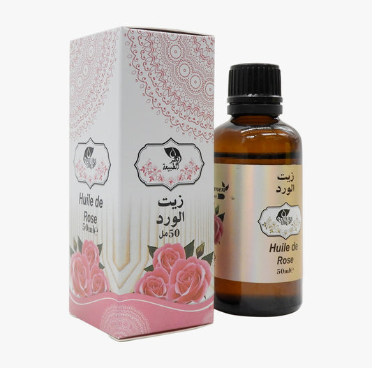 🌹 Huile de Rose – Élixir de Beauté (50ml) - Bayt Alhekma Officiel