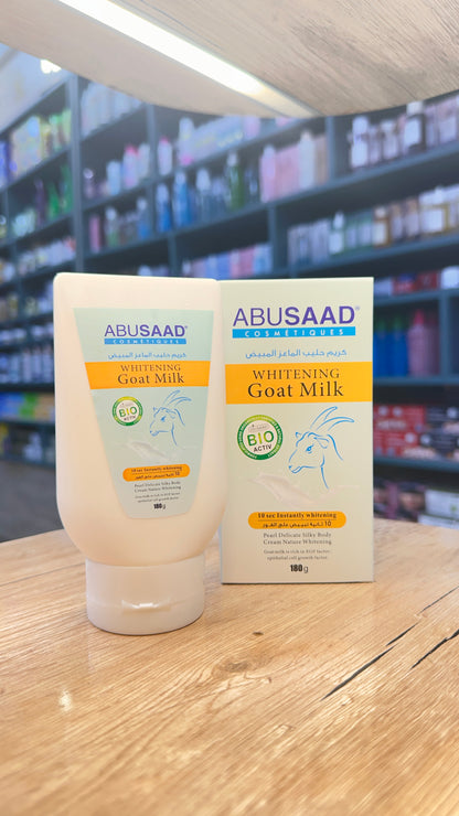 🌟ABUSAAD - Crème Éclaircissante au Lait de Chèvre 🐐
