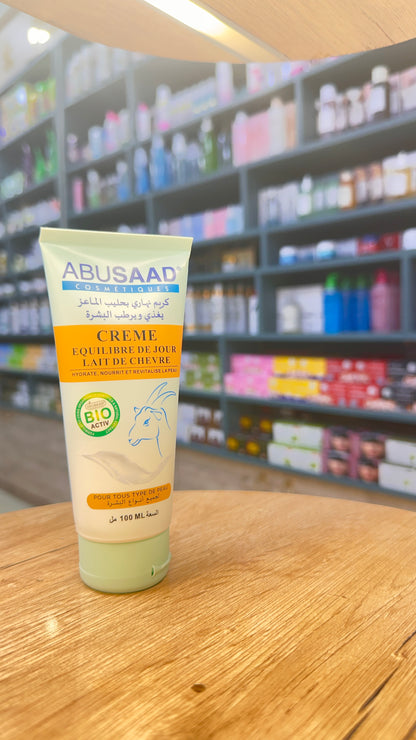 🌿ABUSAAD - Crème Équilibre de Jour au Lait de Chèvre🐐