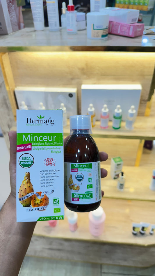 🍃 Dermafig – Vinaigre de Figue de Barbarie BIO (250 ml)