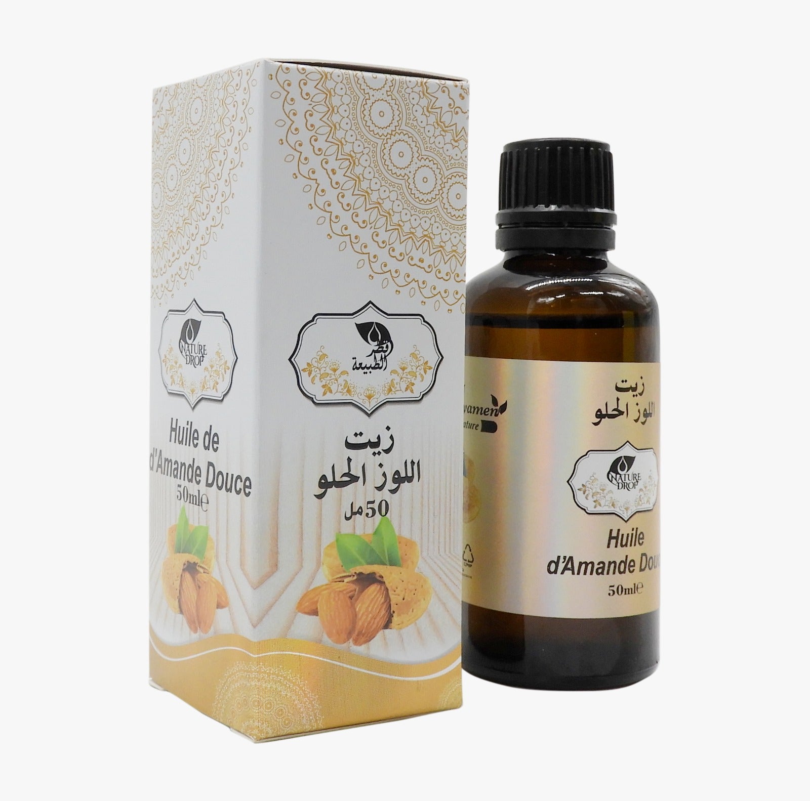 💛 Huile d’Amande Douce – Douceur & Souplesse (50ml) - Bayt Alhekma Officiel