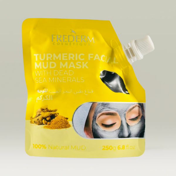 قناع طين البحر الميت للوجه بالكركم
