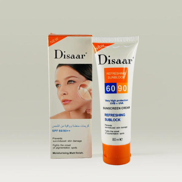 كريمة منعشة واقية من الشمس +60DISAAR