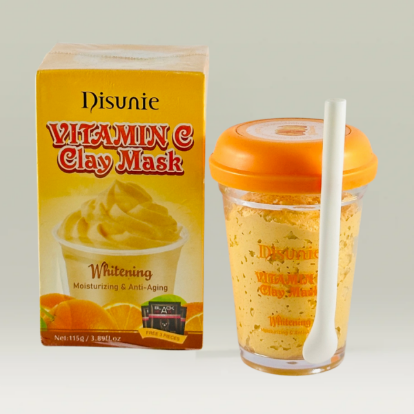 قناع الطين بالفيتامين سي